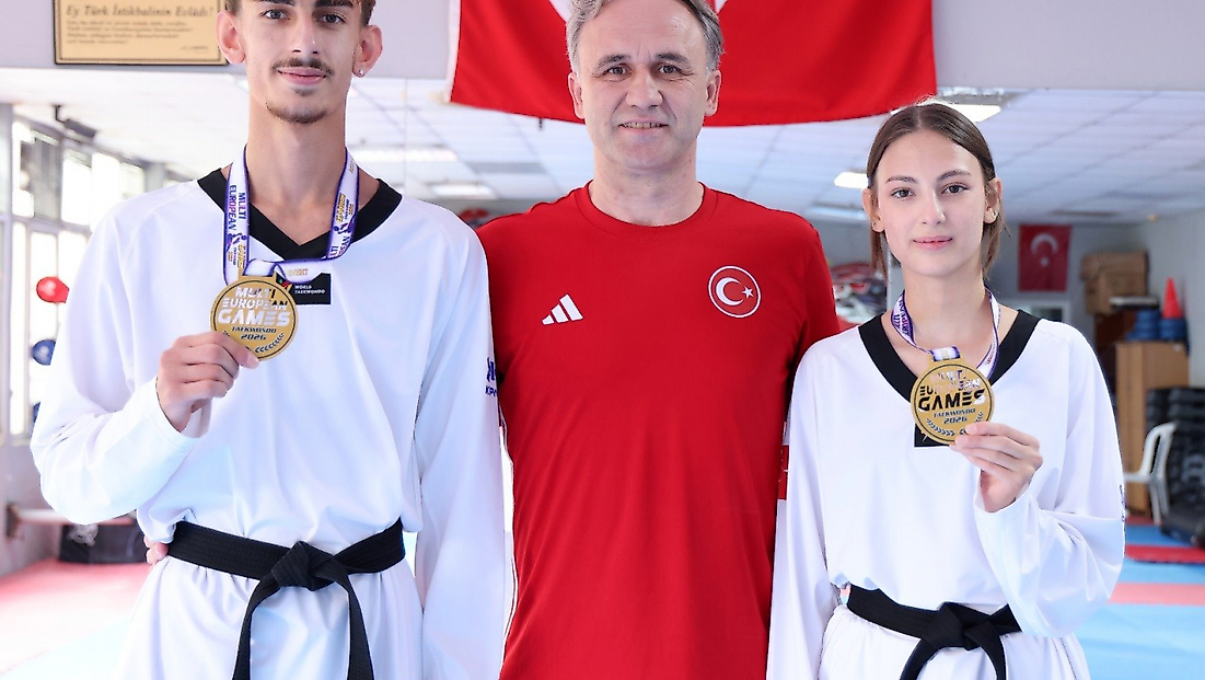 İzmirli Yelaldı kardeşlerden Avrupa'da çifte altın madalya