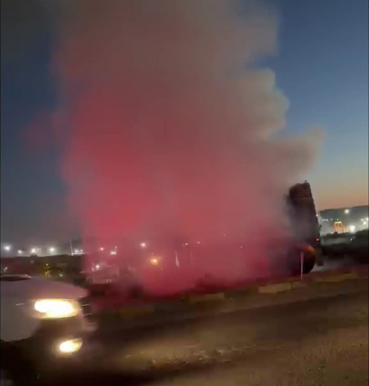 İzmir'de tırın kupa kısmında çıkan yangın söndürüldü