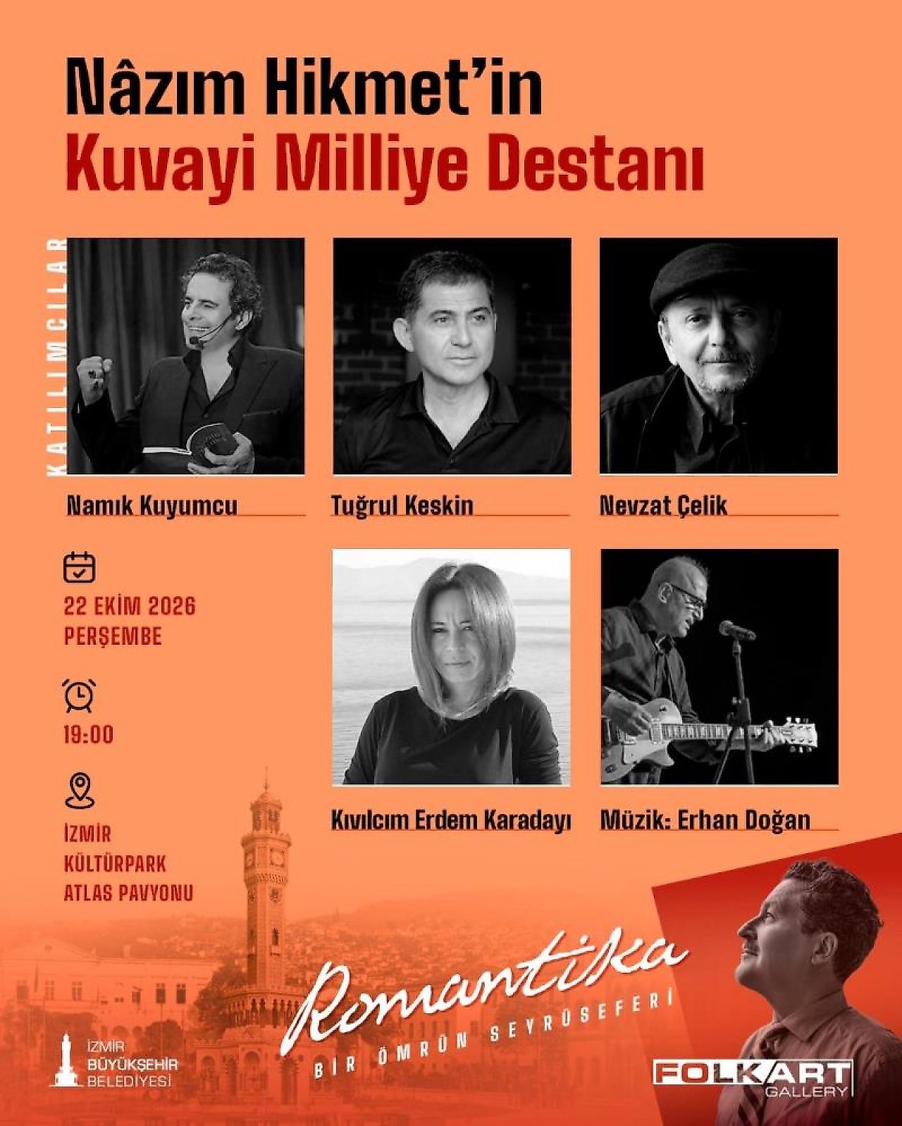 İzmir'de Nâzım Hikmet sergisine dört özel kültür sanat etkinliği