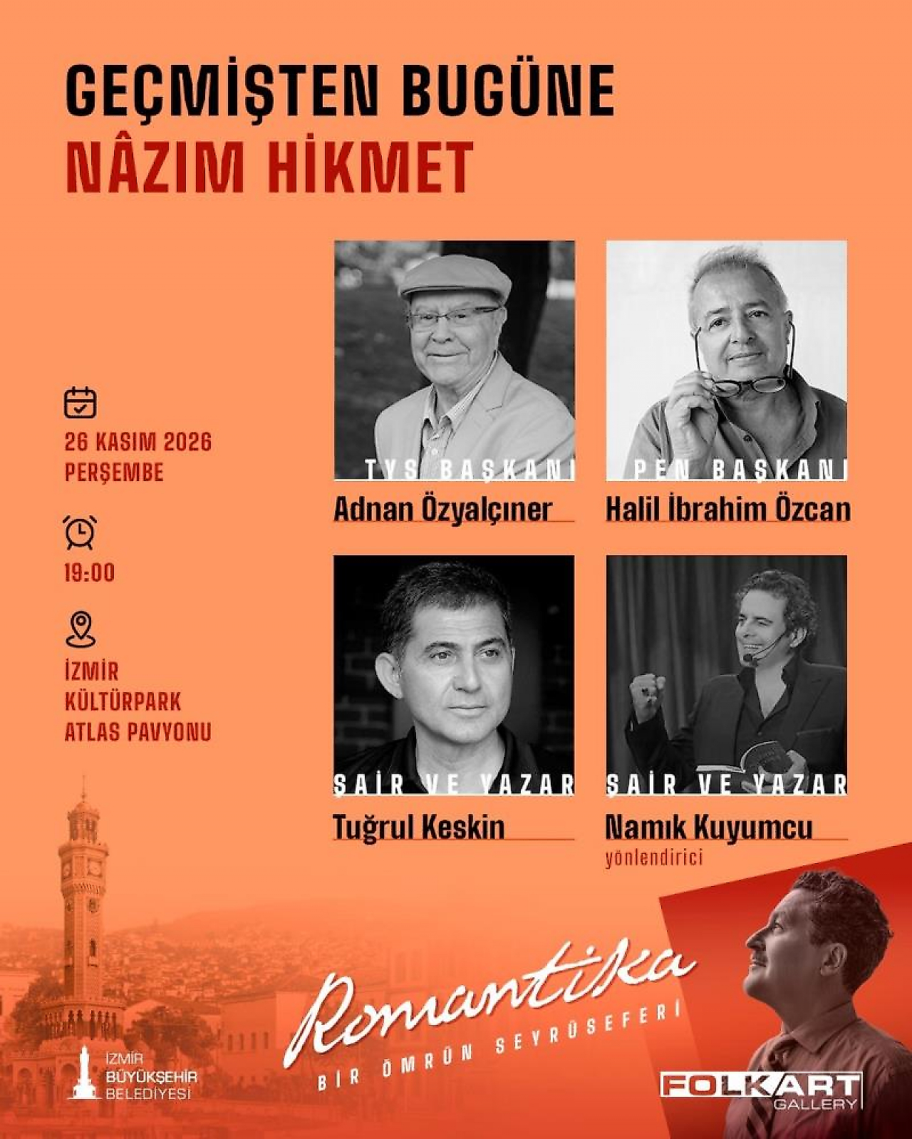 İzmir'de Nâzım Hikmet sergisine dört özel kültür sanat etkinliği