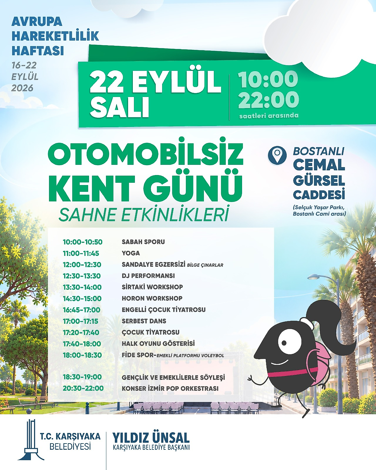 Bostanlı'da otomobilsiz gün!