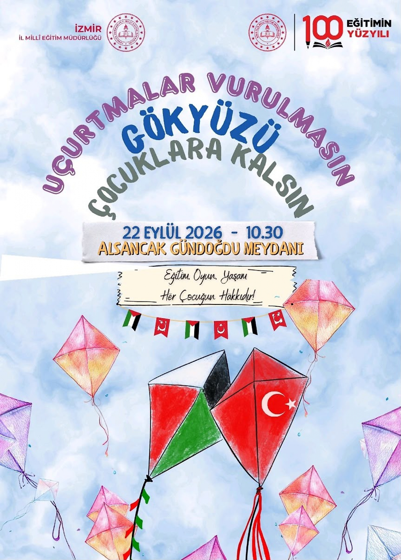 İzmir'de 2 bin öğrenci uçurtmalarını barış için uçuracak