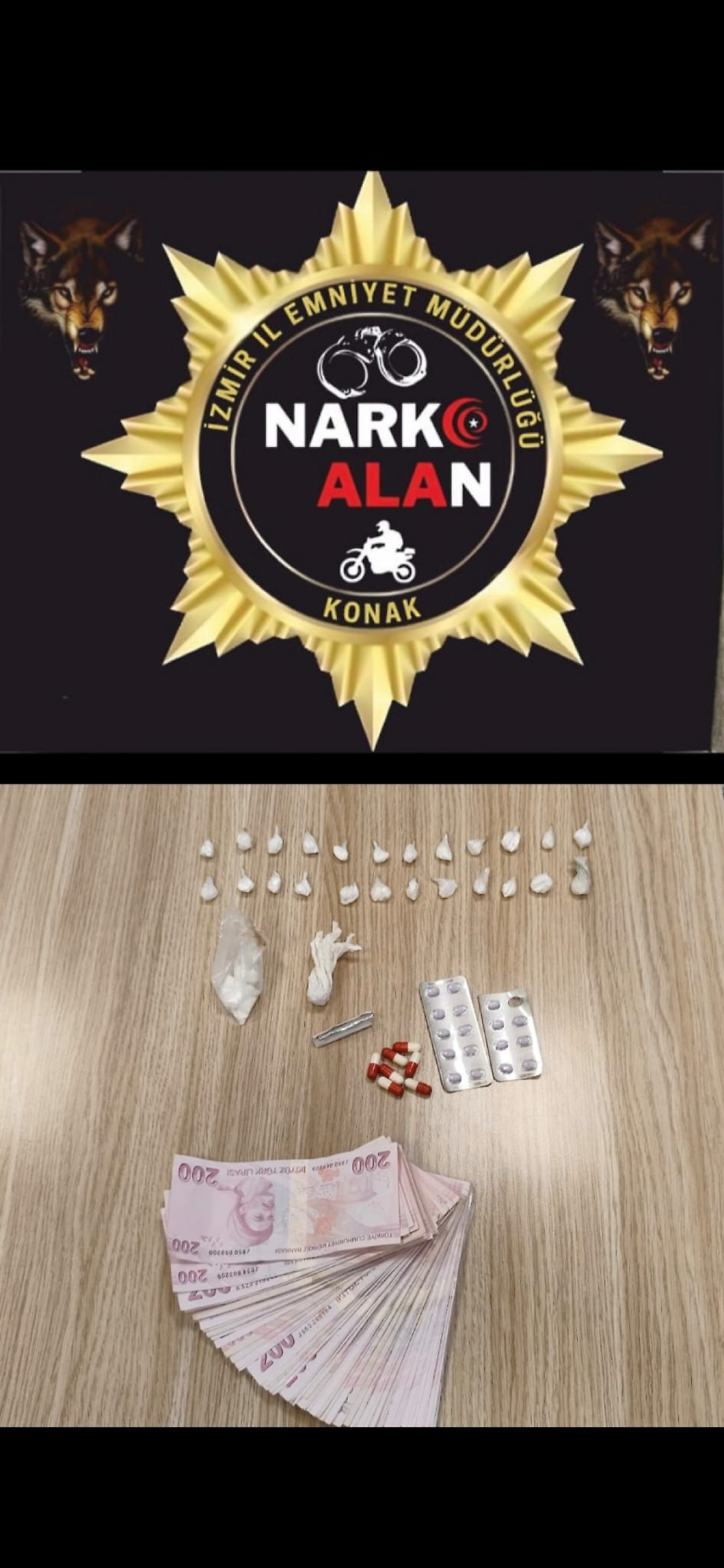 Konak'ta 3 adrese narkotik operasyonu: 4 şüpheli tutuklandı