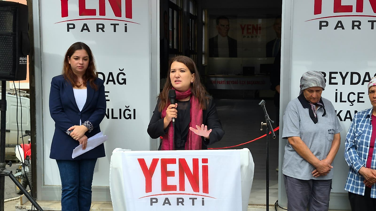 YENİ Parti Beydağ'da ilçe başkanlığını açtı: Güç'ten iktidar mesajları