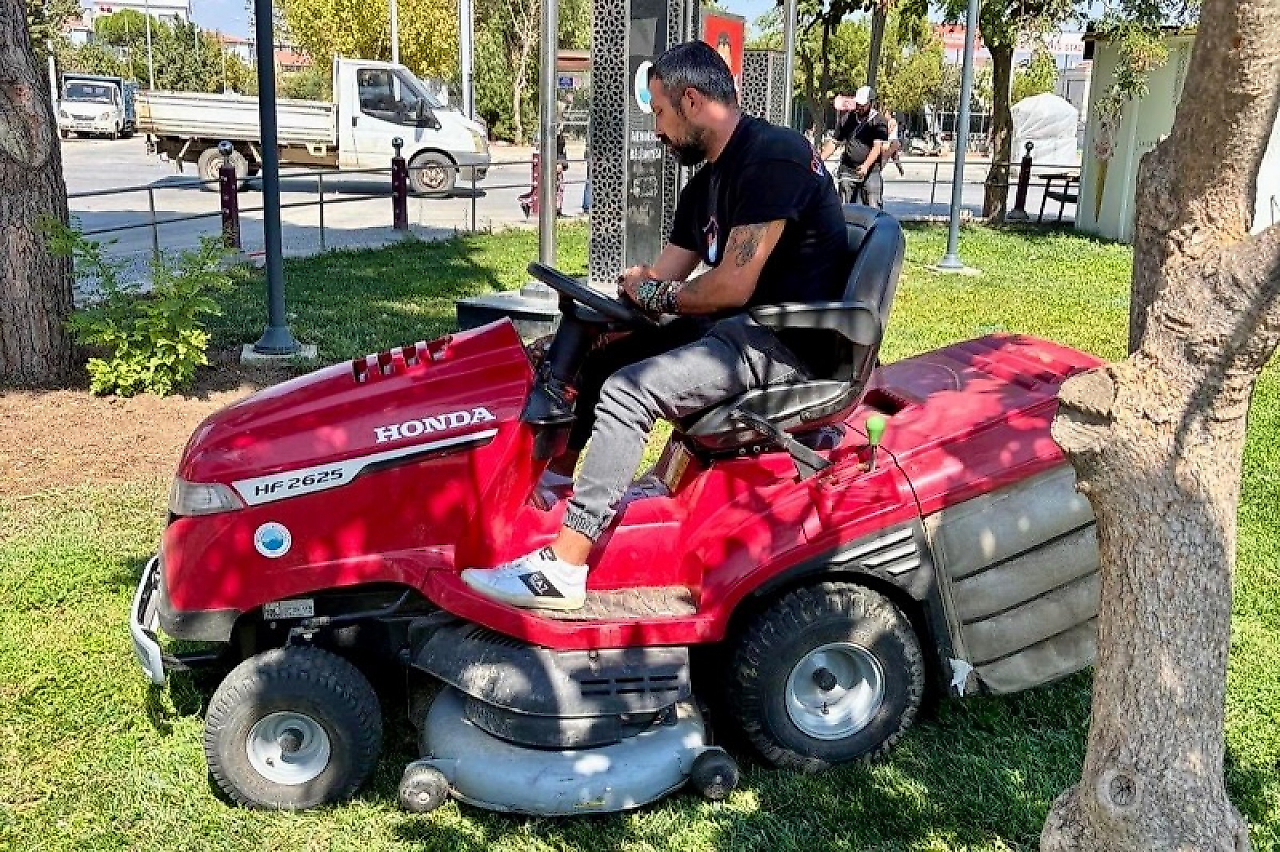 Menderes'te yabani ot mesaisi sürüyor: Dört bir yanda biçim çalışması