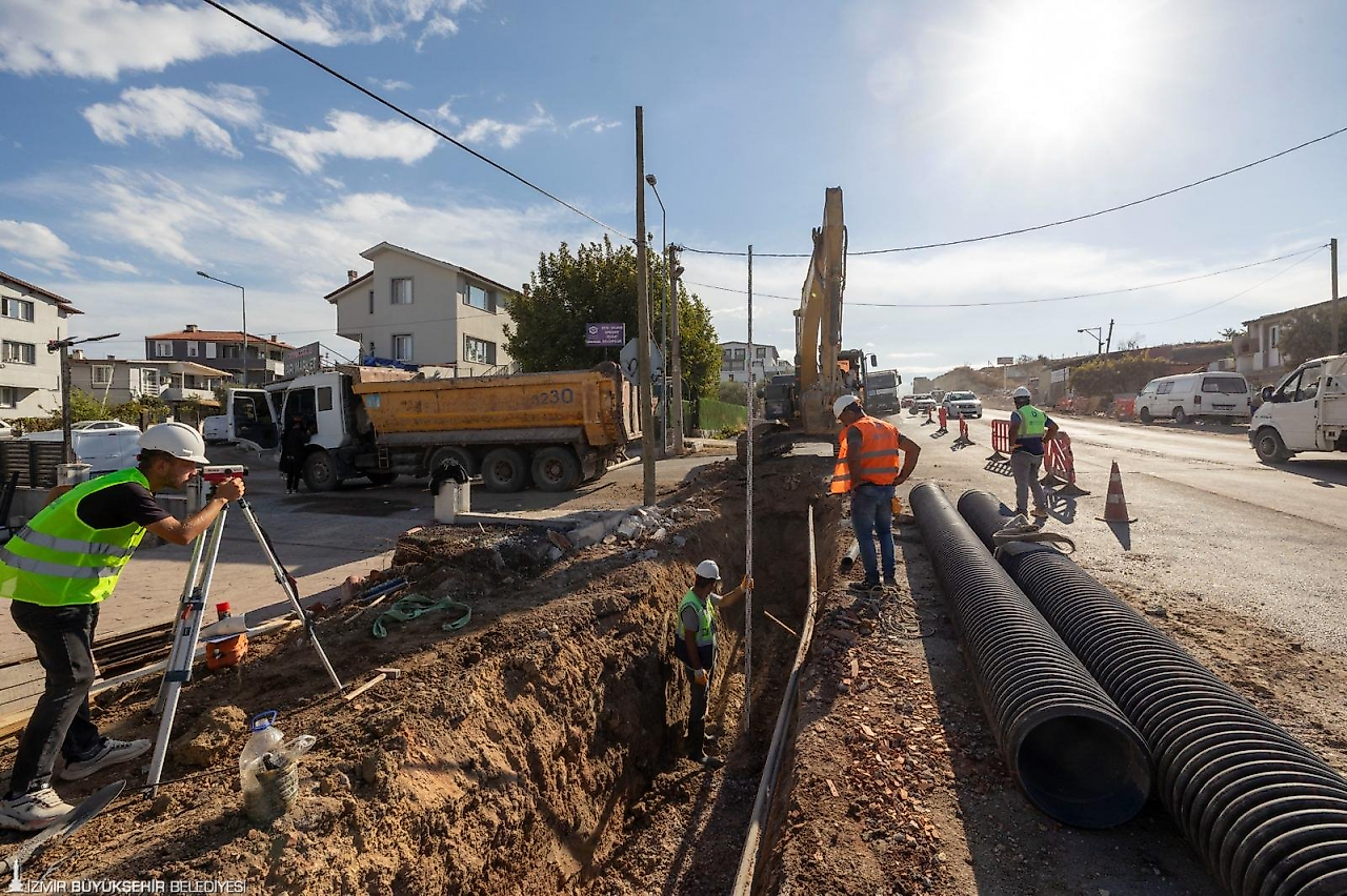Urla'da 160 milyonluk taşkın önlemi: Projenin yüzde 90'ı tamamlandı