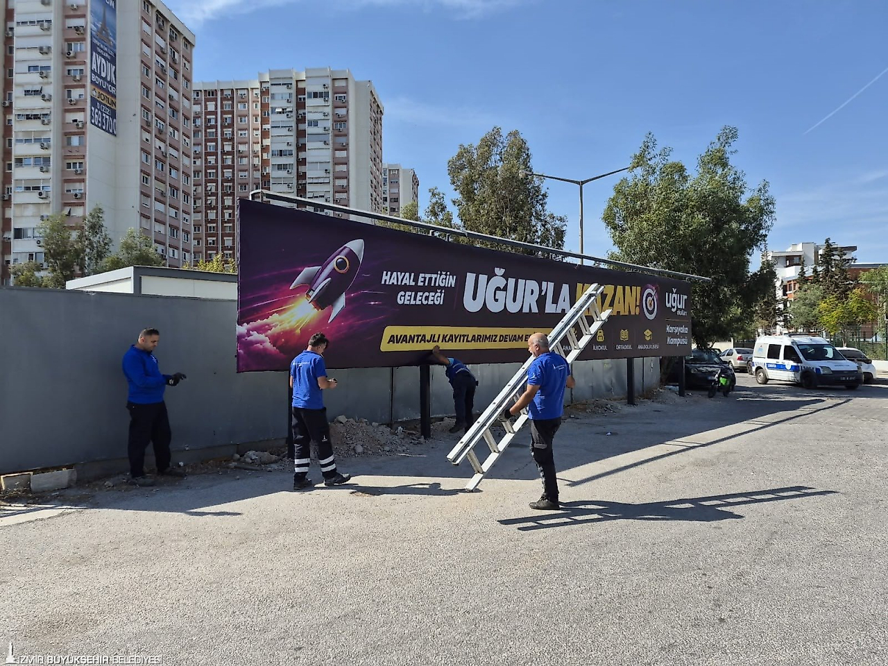 Büyükşehir'den Karşıyaka'ya reklam yanıtı: Süreç Şubat'ta başladı