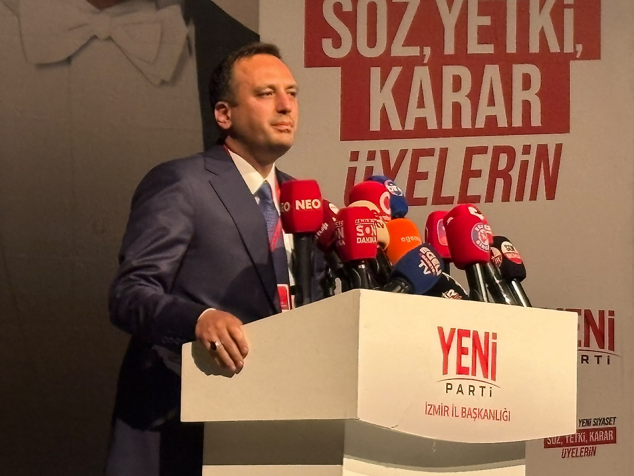 YENİ Parti kongresinde Eşki'den birlik çağrısı: 'Özgür Özel'e ve Mustafa Kemal'e sahip çıkın'