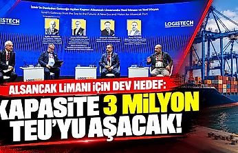 Alsancak Limanı için dev hedef: Kapasite 3 milyon TEU'yu aşacak