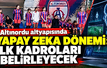 Altınordu altyapısında yapay zeka dönemi: İlk kadroları belirleyecek