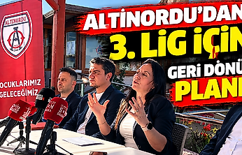 Altınordu'dan 3. Lig için geri dönüş planı!