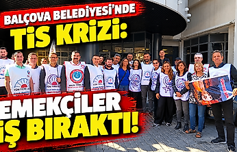 Balçova Belediyesi'nde TİS krizi: Emekçiler iş bıraktı