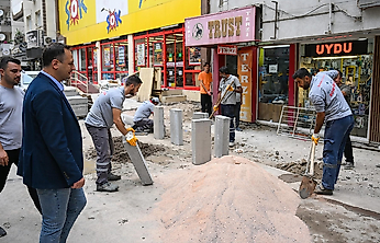 Bornova Zafer Caddesi'nde yeni dönem: Trafik ve kaldırımlar değişiyor