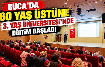 Buca'da 60 yaş üstüne 3. Yaş Üniversitesi'nde eğitim başladı