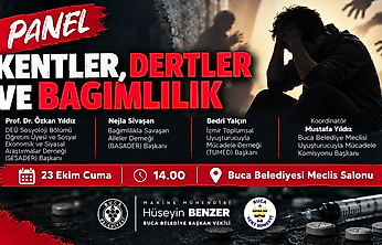 Buca'da bağımlılıkla mücadele paneli 23 Ekim'de düzenlenecek