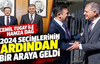 Cemil Tugay ile Hamza Dağ, 2024 seçimlerinin ardından bir araya geldi
