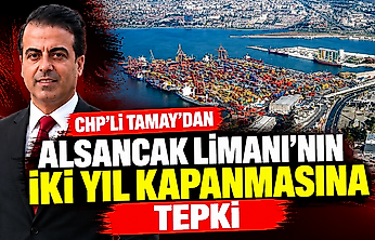 CHP'li Tamay'dan Alsancak Limanı'nın iki yıl kapanmasına tepki