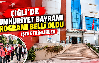 Çiğli'de Cumhuriyet Bayramı programı belli oldu: İşte etkinlikler