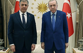 Cumhurbaşkanı Erdoğan, Cemil Tugay'ı Beştepe'de kabul etti