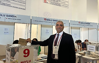 EBSO'da Hakan Ürün oyunu kullandı: İlk defa bu kadar yoğun katılımlı bir seçimimiz oluyor