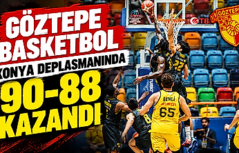 Göztepe Basketbol, Konya deplasmanında 90-88 kazandı