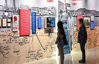 İZKİTAP'a gelenler Kültürpark'taki üç sergiyi de gezebiliyor
