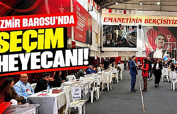 İzmir Barosu'nda seçim heyecanı!