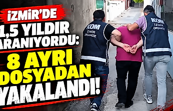 İzmir'de 17 yıl hapis cezasıyla aranan hükümlü yakalandı