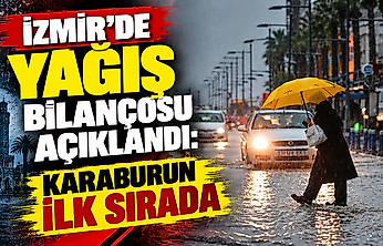 İzmir'de yağış bilançosu açıklandı: Karaburun ilk sırada