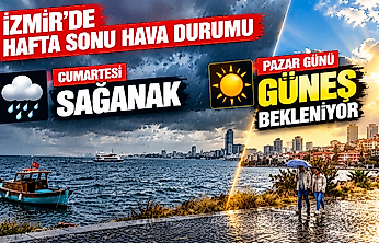 İzmir hava durumu: Cumartesi sağanak, pazar günü güneş bekleniyor