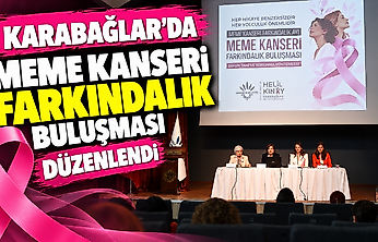 Karabağlar'da meme kanseri farkındalık buluşması düzenlendi