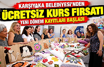 Karşıyaka Belediyesi'nden ücretsiz kurs fırsatı: Yeni dönem kayıtları başladı