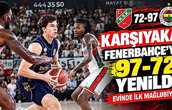 Karşıyaka, Fenerbahçe'ye 97-72 yenildi: Evinde ilk mağlubiyet