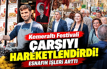 Kemeraltı Festivali çarşıyı hareketlendirdi: Esnafın işleri arttı