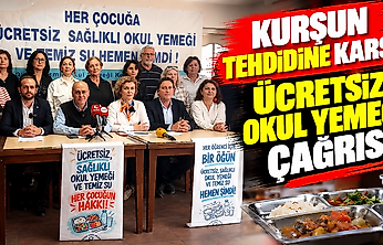 Kurşun tehdidine karşı ücretsiz okul yemeği çağrısı