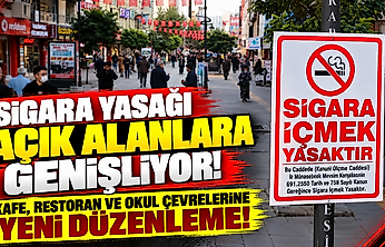 Sigara yasağı açık alanlara genişliyor: Kafe, restoran ve okul çevrelerine yeni düzenleme!