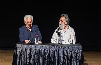 Zülfü Livaneli ve Haydar Ergülen İzmir'de buluştu