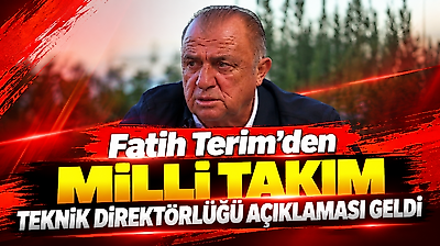 Fatih Terim'den Milli Takım teknik direktörlüğü açıklaması geldi