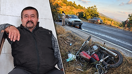 İzmir Ödemiş'te trafik kazası: Motosikletinin yanında beklerken hayatını kaybetti