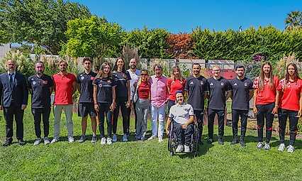 Mehmet Sepil, Göztepeli milli sporcuları ağırladı