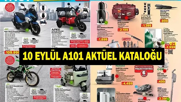 A101 10-16 Eylül 2026 aktüel ürünler kataloğu yayınlandı! Bu hafta hangi ürünler var?