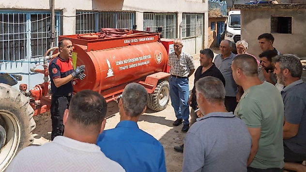İzmir'in kırsal mahalleleri yangına karşı güçleniyor