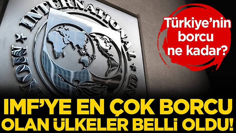 IMF'ye en çok borcu olan ülkeler belli oldu: Türkiye'nin borcu dikkat çekti