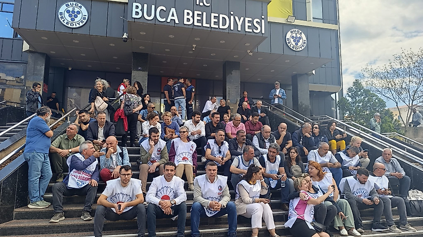 Buca Belediyesi'ne emekçilerden sert tepki: Halk sizi, çalışanları icralık edin diye seçmedi