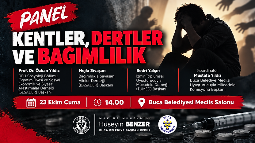 Buca'da bağımlılıkla mücadele paneli 23 Ekim'de düzenlenecek