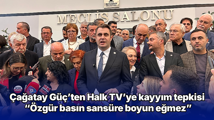 Çağatay Güç'ten Halk TV'ye kayyım tepkisi: 'Özgür basın sansüre boyun eğmez'
