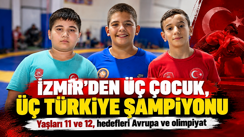 İzmir'de aynı merkezden üç Türkiye şampiyonu yetişti: Hedefleri Avrupa ve olimpiyat