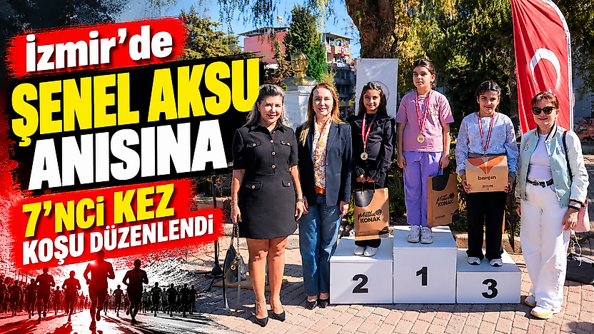 İzmir'de Şenel Aksu anısına 7'nci kez koşu düzenlendi