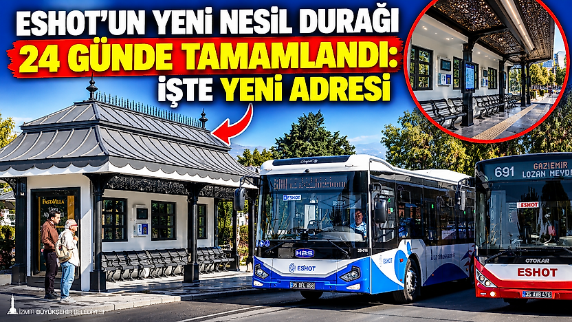 İzmir'de yeni nesil durakların ikincisi tamamlandı: Adresi belli oldu