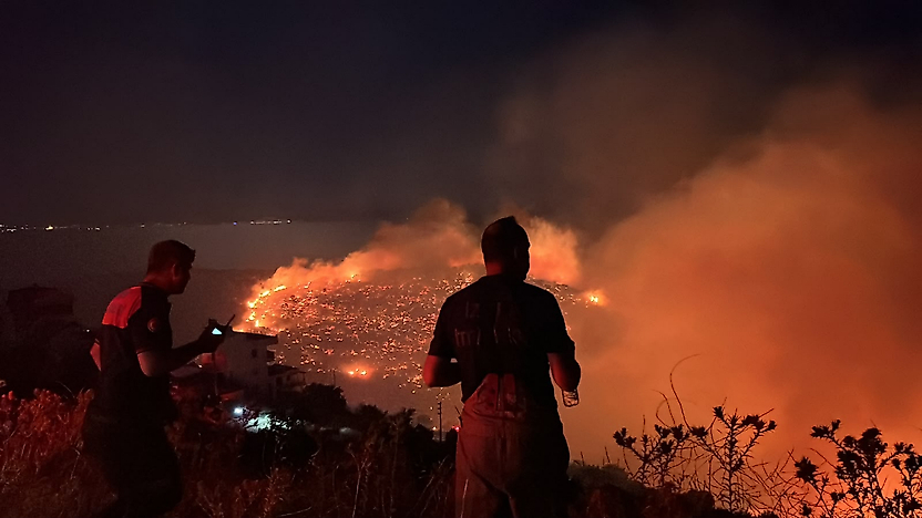 İzmir'in yangınla mücadelesinde dijital dönem